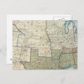 USA Juni 1862 Postkarte (Vorne/Hinten)