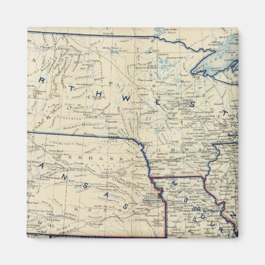 USA Juni 1864 Magnet (Vorne)