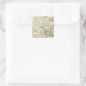 USA Juni 1864 Quadratischer Aufkleber (Tasche)