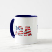 USA-Kaffee-Tasse Tasse (Vorderseite Links)