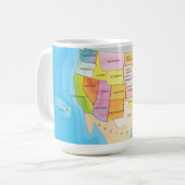 USA KAFFEETASSE (Vorderseite Links)