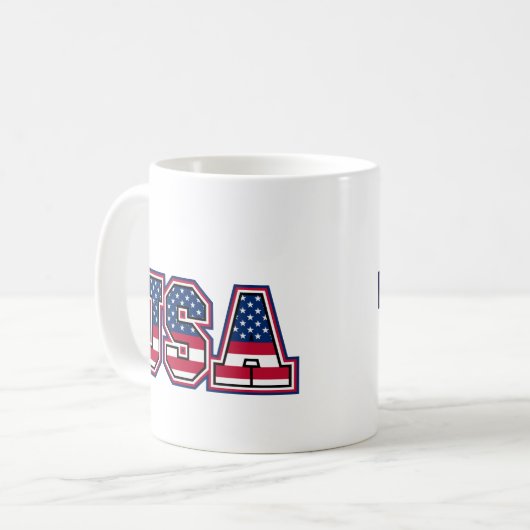 USA KAFFEETASSE (Vorderseite Links)