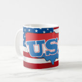 USA KAFFEETASSE (Vorderseite Links)