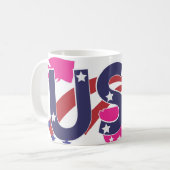 USA KAFFEETASSE (Vorderseite Links)