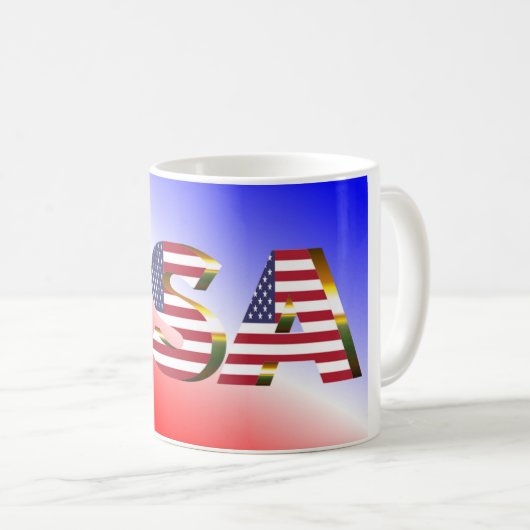 USA KAFFEETASSE (VorderseiteRechts)