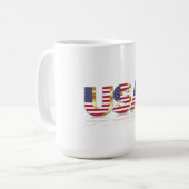 USA KAFFEETASSE (Vorderseite Links)