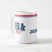 USA-Kaffeetasse Kaffeetasse (Vorderseite Links)