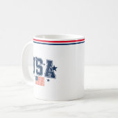 USA-Kaffeetasse Kaffeetasse (Vorderseite Links)