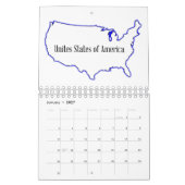 USA KALENDER (Jan 2027)