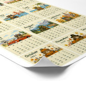 USA-Kalender 2027 Poster (Ecke)
