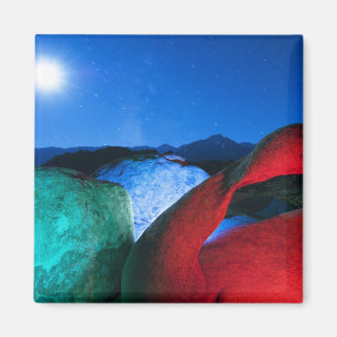 USA, Kalifornien, Alabama Hills, Nachtfoto von Magnet