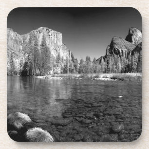 USA, Kalifornien. Blick auf Yosemite Valley Untersetzer