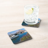 USA, Kalifornien. Boote in Morro Bay Getränkeuntersetzer (Rechte Seite)