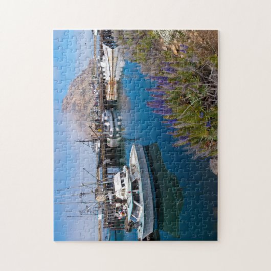 USA, Kalifornien. Boote in Morro Bay Puzzle (Vertikal)