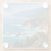 USA, Kalifornien. California Coast, Big Sur Glasuntersetzer (Rückseite)