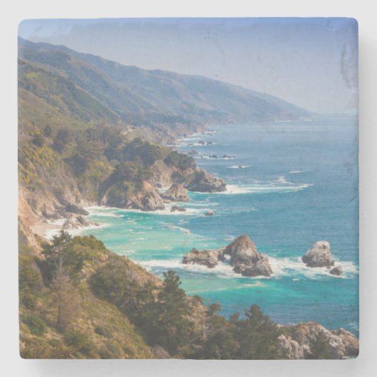 USA, Kalifornien. California Coast, Big Sur Steinuntersetzer (Vorderseite)
