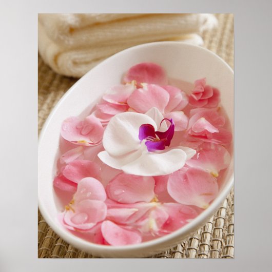 USA, Kalifornien, Fairfax, Bowl of petals by Poster (Vorne)