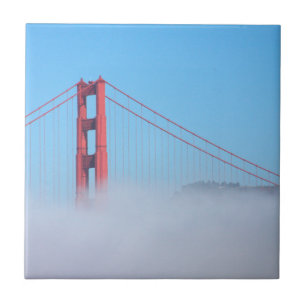 USA, Kalifornien. Golden Gate Bridge am Morgen Fliese