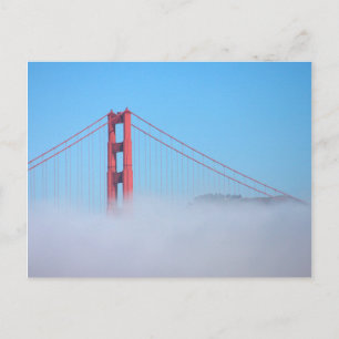 USA, Kalifornien. Golden Gate Bridge am Morgen Postkarte