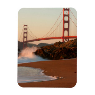 USA, Kalifornien. Golden Gate Bridge Blick Magnet