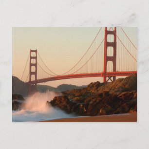 USA, Kalifornien. Golden Gate Bridge View Postkarte