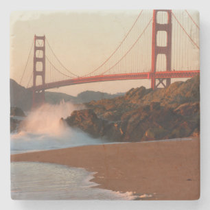 USA, Kalifornien. Golden Gate Bridge View Steinuntersetzer