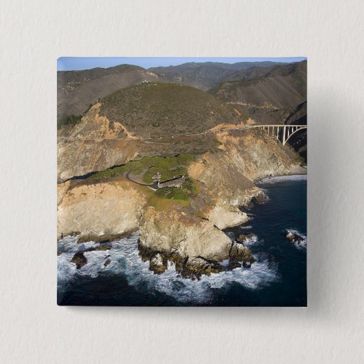 USA. Kalifornien. Großer Sur. Bixby-Brücke Button (Vorderseite)