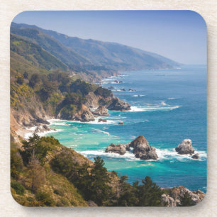 USA, Kalifornien. Kalifornische Küste, Big Sur Getränkeuntersetzer
