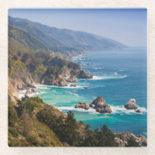 USA, Kalifornien. Kalifornische Küste, Big Sur Glasuntersetzer