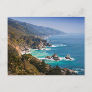 USA, Kalifornien. Kalifornische Küste, Big Sur Postkarte