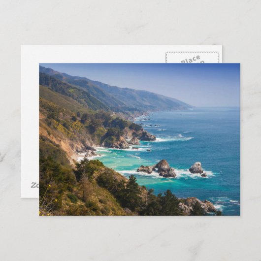 USA, Kalifornien. kalifornische Küste, großer Sur Postkarte (Vorne/Hinten)