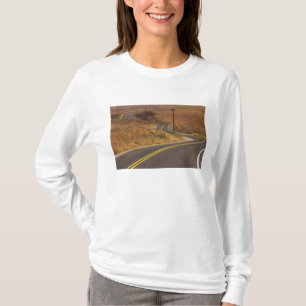 USA, Kalifornien. Kurvenreiche Landstraße. Credit T-Shirt