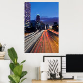 USA, Kalifornien, Los Angeles, 110 Freeway Poster (Heimbüro)