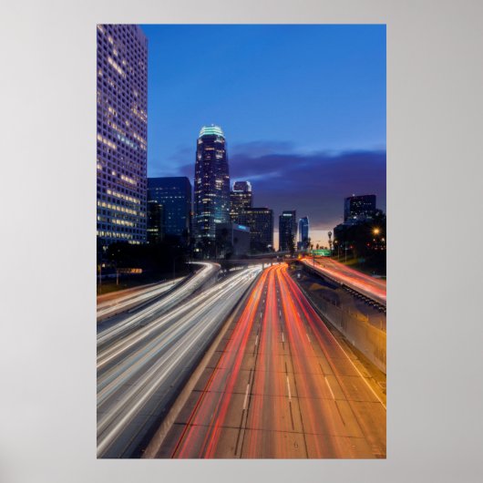 USA, Kalifornien, Los Angeles, 110 Freeway Poster (Vorne)