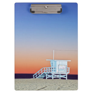 USA, Kalifornien, Los Angeles, Santa Monica Beach Klemmbrett