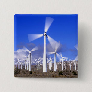 USA, Kalifornien, Mojave. Ansicht einer Windkrafta Button