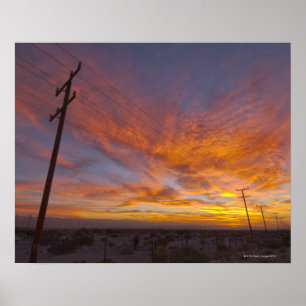 USA, Kalifornien, Palm Springs, Power Poster