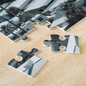 USA, Kalifornien, Palm Springs. Trailer Park auf Puzzle (Seite)