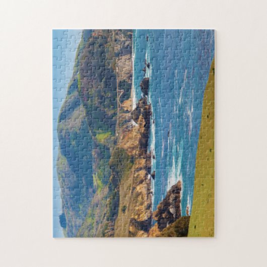 USA, Kalifornien. Panorama von Big Sur mit Bixby Puzzle (Vertikal)