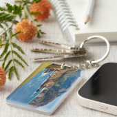 USA, Kalifornien. Panorama von Big Sur mit Bixby Schlüsselanhänger (Vorderseite rechts)
