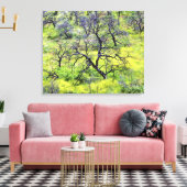 USA, Kalifornien, San Diego. Ein verbrannter Eiche Leinwanddruck (Insitu (Wohnzimmer))