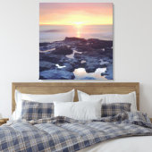 USA, Kalifornien, San Diego. Sonnenuntergang Leinwanddruck (Insitu (Schlafzimmer))