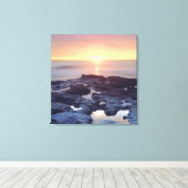 USA, Kalifornien, San Diego. Sonnenuntergang Leinwanddruck (Insitu (Holzboden))