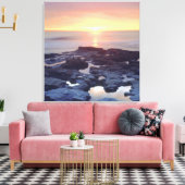 USA, Kalifornien, San Diego. Sonnenuntergang Leinwanddruck (Insitu (Wohnzimmer))