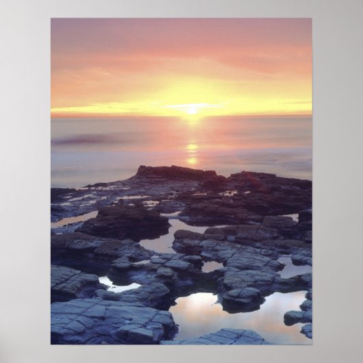 USA, Kalifornien, San Diego. Sonnenuntergang Poster (Vorne)