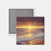 USA, Kalifornien, San Diego. Sunset Cliffs Beach Magnet (Vorderseite/Rückseite)