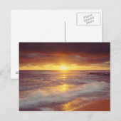 USA, Kalifornien, San Diego. Sunset Cliffs Beach Postkarte (Vorne/Hinten)