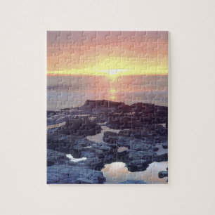 USA, Kalifornien, San Diego. Sunset Cliffs Gezeite Puzzle