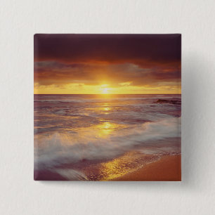 USA, Kalifornien, San Diego. Sunset Cliffs Strand Button