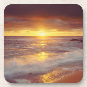 USA, Kalifornien, San Diego. Sunset Cliffs Strand Getränkeuntersetzer